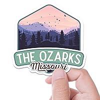Missouri Ozarks Sticker, Cute Southern Stickers for Hydroflask, Midwest Ozark Mountains, MO Souvenir