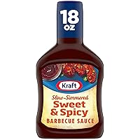 Sweet & Spicy Slow-Simmered BBQ Barbecue Sauce (18 oz Bottle)