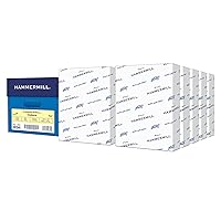Hammermill Colored Paper, 20 lb Canary Printer Paper, 8.5 x 11-10 Ream (5,000 Sheets) - Made in the USA, Pastel Paper, 103341C