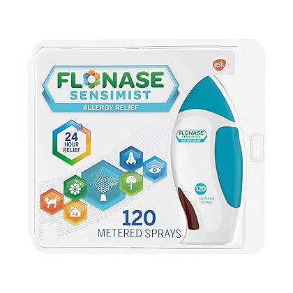 Flonase Sensimist Allergy Relief Nasal Spray Non Drowsy Allergy Medication, Gentle Mist - 120 Sprays