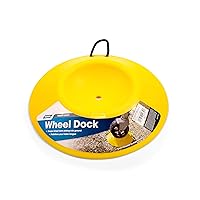 Camco Heavy Duty Wheel Dock with Rope Handle - Helps Prevent Trailer Wheel from Sinking Into Dirt or Mud, Easy to Store and Transport (44632)