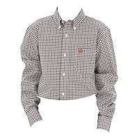 Cinch Boy's Long Sleeve Print Button Down Shirt