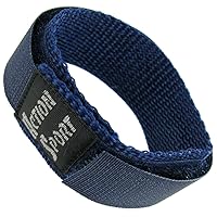 20mm Action Sport Blue Strap Wrap Nylon Fabric Canvas Wrap Strap Watch Band