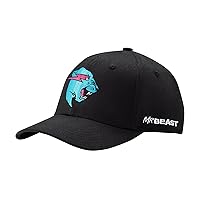 MrBeast Original Hat, Baseball Cap for Men, Adjustable Trucker Hat, Sports Hats for Men, Black Hat for Women, Teen Boy Gifts