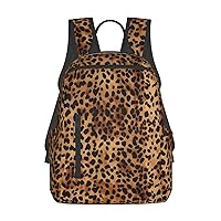Laptop Backpack 14.7 Inch with Compartment leopard patterned wallpaper Laptop Bag Lightweight Casual Daypack for Travel