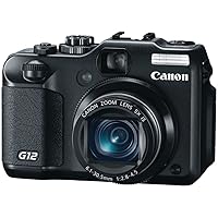 Canon G12 10 MP Digital Camera with 5x Optical Image Stabilized Zoom and 2.8 Inch Vari-Angle LCD