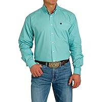 Cinch Men's Turquoise Print Button Down Shirt