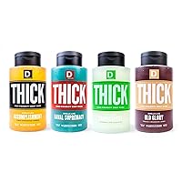 Duke Cannon Supply Co. THICK Body Wash - Accomplishment, Naval Supremacy, Productivity, Old Glory, 17.5 Fl Oz. (Old Variety 4 Pack)