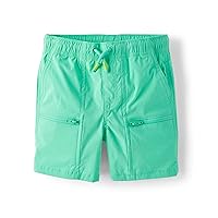 Gymboree Boys' and Toddler Quick Dry Tie Front Jogger Shorts