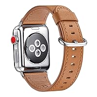 WFEAGL Compatible with Apple Watch Band 41mm 40mm 38mm 45mm 44mm 42mm Women, Top Genuine Leather Band Replacement Strap for iWatch Band Series SE 9 8 7 6 5 4 3 2 1