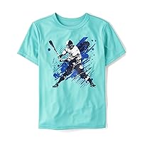 The Children's Place Boys' Active Performance Short Sleeve T-Shirt