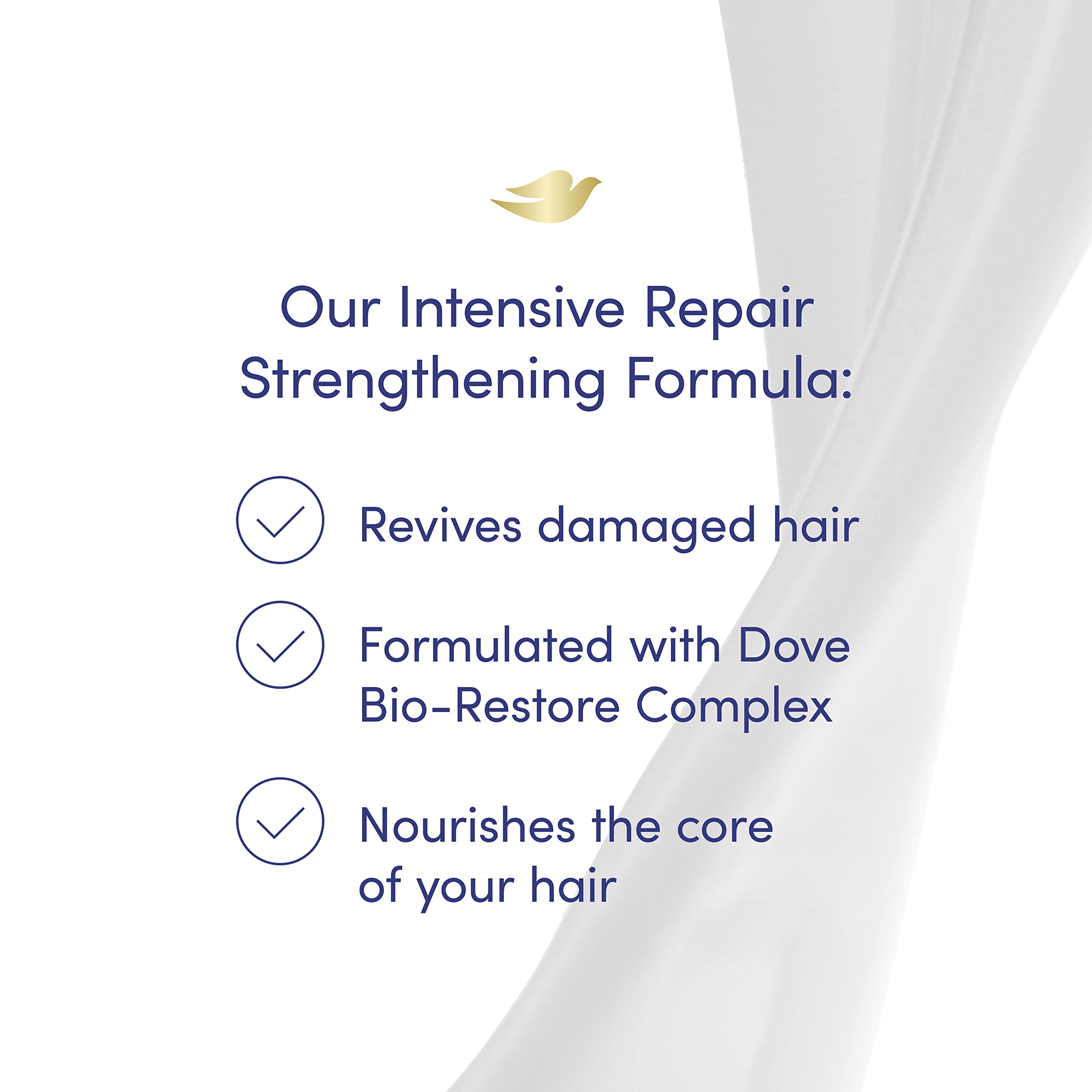 Dove Ultra Care Conditioner Intensive Repair for Damaged Hair Conditioner with Bio-Restore Complex 12 oz