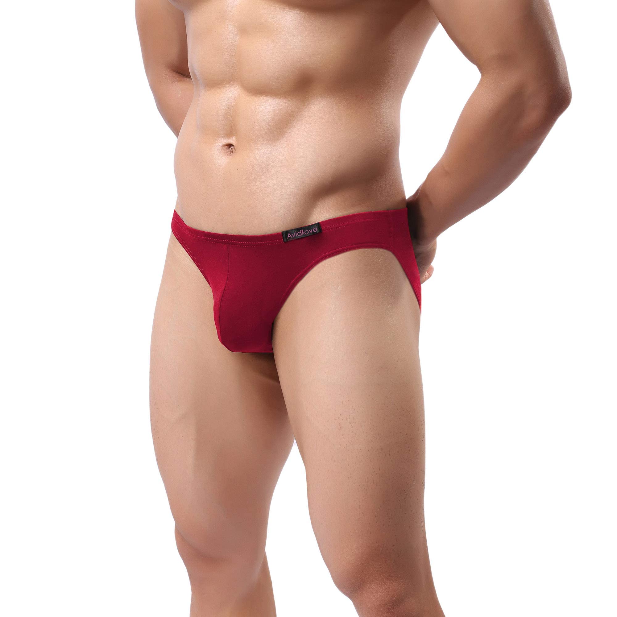 Buy Avidlove Mens Bikini Underwear Low Rise Briefs Microfiber