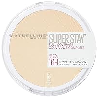 Maybelline New York Super Stay Full Coverage Powder Foundation Makeup, Up to 16 Hour Wear, Soft, Creamy Matte Foundation, Classic Ivory, 1 Count