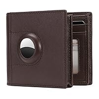 FALAN MULE Wallet for Men Genuine Leather RFID Blocking AirTag Wallet with Credit Card Holder for Men