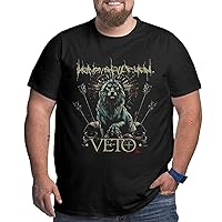 Heaven Shall Burn Big Size T Shirt Mens Casual Round Neckline Tee Plus Size Short Sleeves Tops