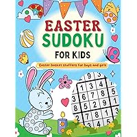 Easter Sudoku for Kids Basket Stuffers for Her and Him , Boys and Girls: Brain Teaser for Children Activity for Young Minds