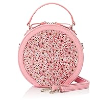 Ruby Shoo Bubblegum Pink Alberta Round Handbag with shoulder strap