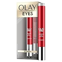 Eye Treatment by Olay Eyes Depuffing Eye Roller with Vitamin E Massages to Help Reduce Puffiness and Instantly Awaken Tired-Looking Eyes, 0.2 Fl Oz