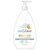Face and Body Lotion for Sensitive Skin Moisture Fragrance-Free Baby Lotion 20 oz