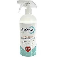 BioSpear Bacteriostatic (Si-Quat) Antimicrobial Sanitizing Spray - Kills 99.9% of Bacteria and inhibits Future Growth