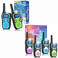 Wishouse Walkie Talkies for Adults Kids Long Range 6 Pack, Xmas Birthday Gift for 4 5 6 7 8 9 Year Old Boys Girls