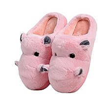 Adult and children cotton slippers hippo slippers home slippers plush slippers animal slippers