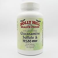 Glucosamine Sulfate and MSM (Shellfish Free), 120 Vegetarian Tablets