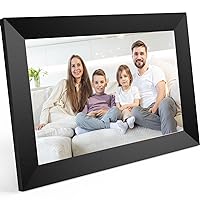 Digital Picture Frame, PULLOON 10.1 Inch WiFi Digital Photo Frame with HD Touch Screen, Auto-Rotate, Wall Mountable, Built-in 32GB Storage, Easy Setup to Share Photo and Video Instantly via App