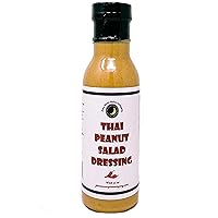 Premium | THAI PEANUT Salad Dressing | Low Saturated Fat | Low Cholesterol | Crafted in Small Batches with Farm Fresh Herbs for Premium Flavor and Zest