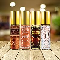 NABEEL Perfumes Roll On-Concentrated Perfume Oil 6ml (0.2 oz) | Heritage Collection | Free from Alcohol Perfumes (6 Pack, Xtra Value Pack)