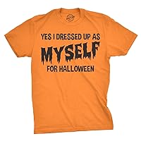 I Dressed Up As Myself for Halloween T Shirt Funny Costume Tee