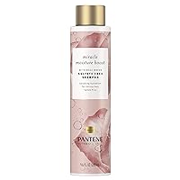 Pantene Nutrient Blends Miracle Moisture Boost Rose Water Shampoo for Dry Hair, Sulfate Free, Floral, 9.6 Fl Oz