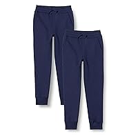 Amazon Essentials Boys and Toddlers' Fleece Jogger Sweatpants, Multipacks