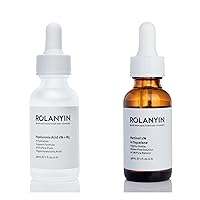 SET Hyaluronic Acid 2% + B5 AND Retinol 1% in Squalane Serum for Anti-Aging Moisturizing