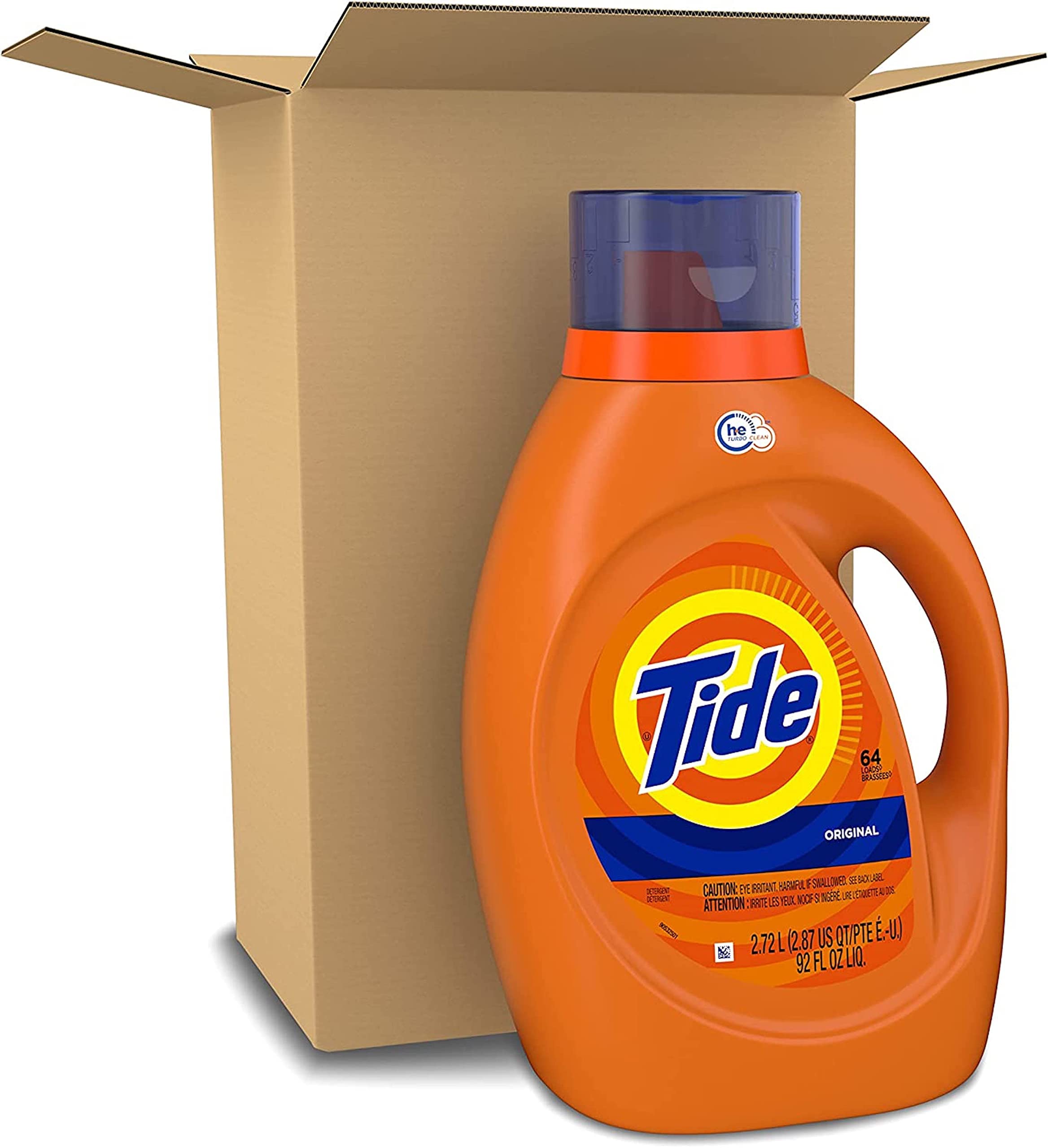 Tide Laundry Detergent Liquid Soap, High Efficiency (He), Original Scent, 64 Loads