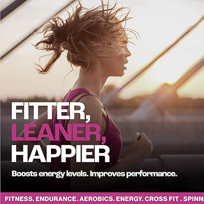 Women's pre-workout for muscle strength, and energy. Get lean, improve your fitness, burn fat faster, strengthen your core, and increase your endurance. Get lean, strong, and slim. Cherry