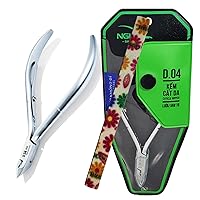 Professional Stainless Steel Cuticle Nipper C-05 ( D-04) Jaw 14 Osimihome Cuticle Cutter Trimmer Manicure Tools with 1 Spring– Perfect Nail Care Tool at Home/Spa/Saloon (2 PCS)