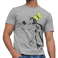 Disney Goofy Thinking Distressed Adult Men's T-Shirt