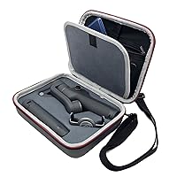2022 FPVtosky Carrying Case for DJI OM 6, Portable Travel Hard Case Storge Bag Handbag for DJI OM 6 Smartphone Gimbal, DJI OM6 Accessories, Grey, for DJI OM6
