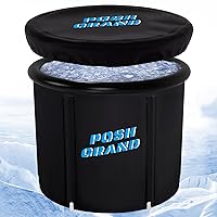 Ice Bath Tub for Athletes,Portable Cold Plunge Tub Outdoor Recovery Tub for Cold Water Therapy Training,6 Layers Freestanding Bathtub for Adult Spa Soaking,100 Gallons,31.5