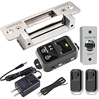 UHPPOTE Door Access Control Electric Heavy Duty Strike Lock Remote Kit