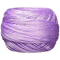 DMC 116 8-210 Pearl Cotton Thread Balls, Medium Lavender, Size 8