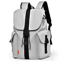 Travel Backpack for Women Men, Carry On Laptop Backpack fits 15.6'' Laptop, Waterproof Computer Backpack Casual Hiking Lightweight Weekender Bags Rucksack (Silver)