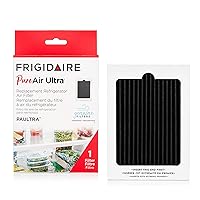 FRIGIDAIRE PAULTRA Pure Air Ultra Refrigerator Air Filter with Carbon Technology to Absorb Food Odors, 6.5 Inch x 4.75 Inch