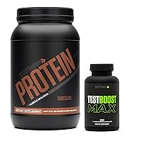 by V Shred Test Boost Max and Protein Chocolate Powder Bundle