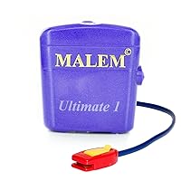 Malem Ultimate Bedwetting Alarm Purple for Boys and Girls - Loud Sound & Strong Vibration Wake Even Deep Sleepers - Award Winning Enuresis Alarm