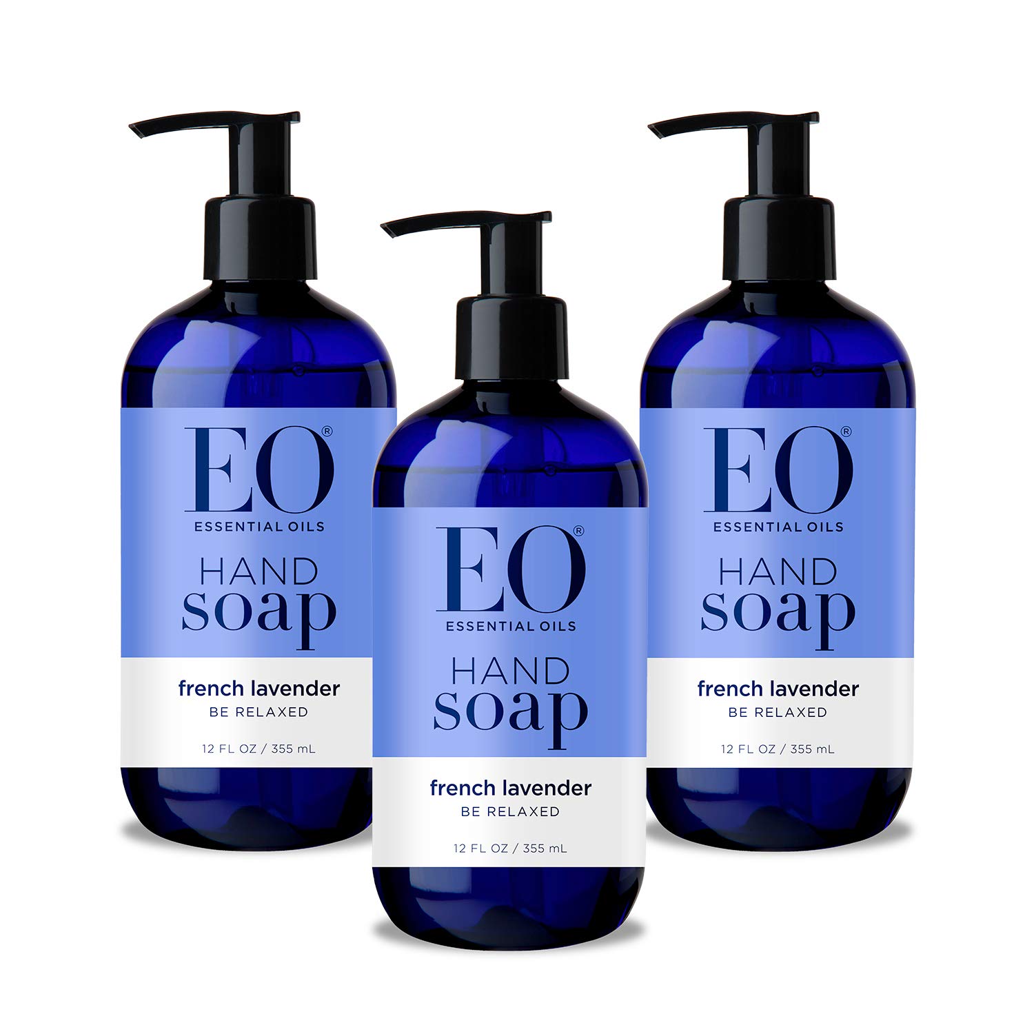 EO Sulfate-Free Moisturizing Hand Soap - French Lavender - 12 Ounces - 3 Count