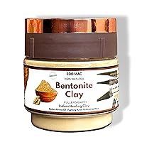 Bentonite Clay Powder- Detoxifying - Remove Impurities - Suitable for Oily or Blemish-Prone Skin - 100% Pure - Vegan & Cruelty-Free Skin Care - Natural Indian Healing Clay (0.33lb)