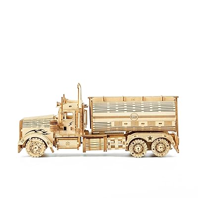 bennama 3D Wooden Puzzles Truck Model Kits, Brainteaser and Puzzle for  Christmas/Birthday,Gifts for Adults and Teens to Build Combination